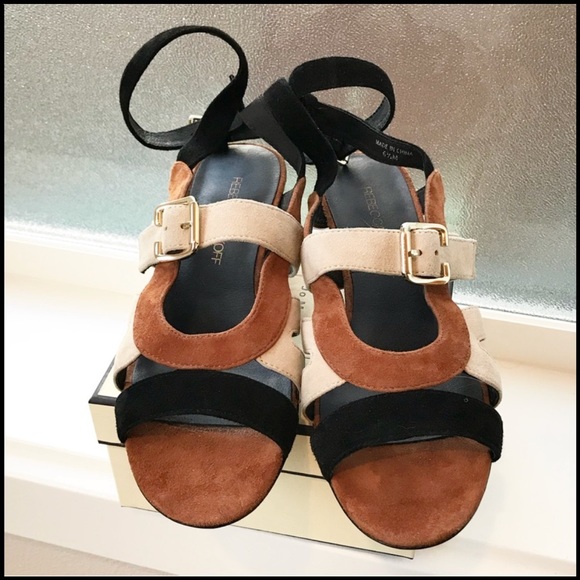 Rebecca Minkoff Suede Wedge Sandals - Picture 5 of 10